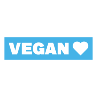 Vegan Decal (Baby Blue)